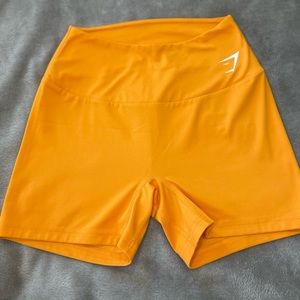 Gymshark training shorts,  orange, Small new but not tag